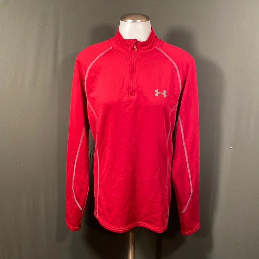 Under Armour cold gear fitted 3/4 zip pullover - Picture 1 of 4